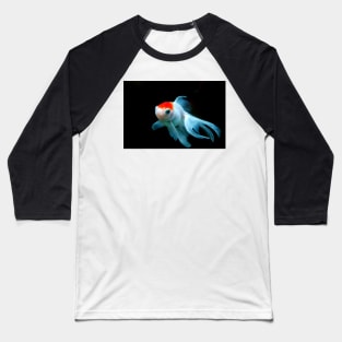 White Goldfish Baseball T-Shirt